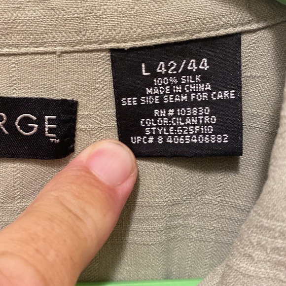 George silk short sleeve shirt - Picture 3 of 4